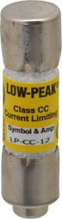 Cooper Bussmann - 150 VDC, 600 VAC, 12 Amp, Time Delay General Purpose Fuse - Fuse Holder Mount, 1-1/2" OAL, 20 at DC, 200 at AC (RMS) kA Rating, 13/32" Diam - Exact Tool & Supply