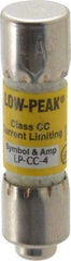 Cooper Bussmann - 150 VDC, 600 VAC, 4 Amp, Time Delay General Purpose Fuse - Fuse Holder Mount, 1-1/2" OAL, 20 at DC, 200 at AC (RMS) kA Rating, 13/32" Diam - Exact Tool & Supply