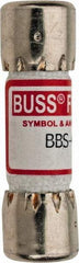 Cooper Bussmann - 600 VAC, 0.4 Amp, Fast-Acting General Purpose Fuse - Fuse Holder Mount, 1-3/8" OAL, 10 at AC kA Rating, 13/32" Diam - Exact Tool & Supply