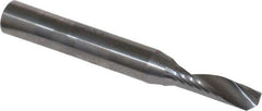 Onsrud - 3/16" Cutting Diam x 5/8" Length of Cut, 1 Flute, Upcut Spiral Router Bit - Uncoated, Right Hand Cut, Solid Carbide, 2" OAL x 1/4" Shank Diam, Single Edge, 22° Helix Angle - Exact Tool & Supply