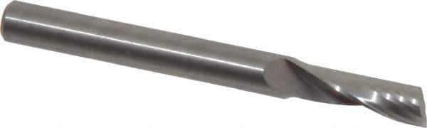 Onsrud - 1/4" Cutting Diam x 3/4" Length of Cut, 1 Flute, Upcut Spiral Router Bit - Uncoated, Right Hand Cut, Solid Carbide, 2-1/2" OAL x 1/4" Shank Diam, Single Edge, 22° Helix Angle - Exact Tool & Supply