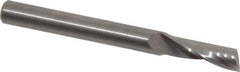 Onsrud - 1/4" Cutting Diam x 3/4" Length of Cut, 1 Flute, Upcut Spiral Router Bit - Uncoated, Right Hand Cut, Solid Carbide, 2-1/2" OAL x 1/4" Shank Diam, Single Edge, 22° Helix Angle - Exact Tool & Supply