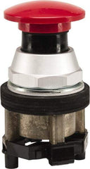 Eaton Cutler-Hammer - 30.5mm Mount Hole, 30.5mm Extended Mushroom Head, Pushbutton Switch Only - Round, Red Pushbutton, Nonilluminated, Momentary (MO), Corrosion Resistant, Oiltight & Watertight - Exact Tool & Supply