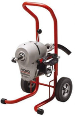 Ridgid - Electric Battery Drain Cleaning Machine - For 3" to 8" Pipe, 200' Cable, 710 Max RPM - Exact Tool & Supply