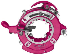 Ridgid - 2-1/2" to 4" Capacity, Right Hand, Self-Opening, Style 714 Die Head - Ridgid 1224 Compatibilty - Exact Tool & Supply