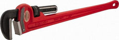 Ridgid - 36" Cast Iron & Steel Straight Pipe Wrench - 5" Pipe Capacity - Exact Tool & Supply