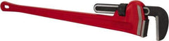 Ridgid - 48" Cast Iron & Steel Straight Pipe Wrench - 6" Pipe Capacity - Exact Tool & Supply