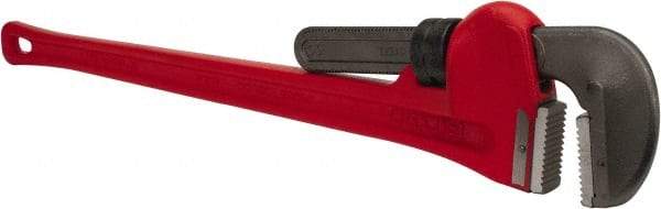 Ridgid - 60" Cast Iron Straight Pipe Wrench - 8" Pipe Capacity - Exact Tool & Supply