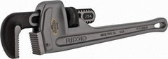 Ridgid - 14" Aluminum Straight Pipe Wrench - 2" Pipe Capacity - Exact Tool & Supply