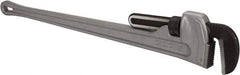 Ridgid - 48" Aluminum Straight Pipe Wrench - 6" Pipe Capacity - Exact Tool & Supply
