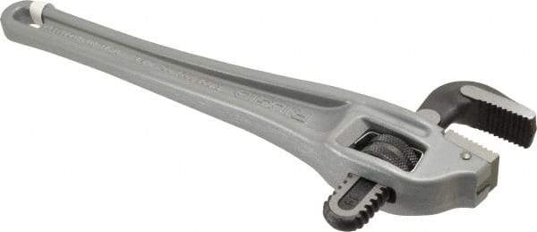 Ridgid - 14" Aluminum Offset Pipe Wrench - 2" Pipe Capacity - Exact Tool & Supply