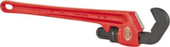 Ridgid - 14-1/2" Steel Straight Hex Pipe Wrench - 1-1/4" Pipe Capacity - Exact Tool & Supply