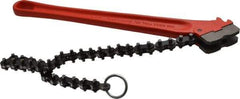 Ridgid - 2" Max Pipe Capacity, 18-1/2" Long, Chain Wrench - 5" Actual OD, 14" Handle Length - Exact Tool & Supply