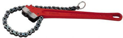 Ridgid - 4-1/2" Max Pipe Capacity, 29" Long, Chain Wrench - 7-1/2" Actual OD, 36" Handle Length - Exact Tool & Supply