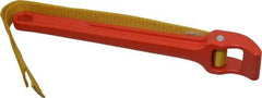 Ridgid - 2" Max Pipe Capacity, 17" Long, Strap Wrench - 3-1/2" Actual OD, 11-3/4" Handle Length - Exact Tool & Supply