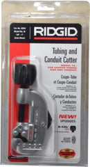 Ridgid - 1/8" to 1" Pipe Capacity, Screw Feed Tubing Cutter - Cuts Copper, Aluminum, Brass - Exact Tool & Supply