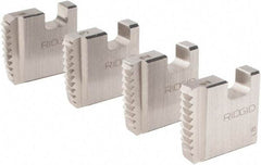 Ridgid - 3/4-14 NPT, Right Hand, Alloy Steel, Pipe Threader Die - Ridgid OO-R, 11-R, 12-R, O-R, 11-R Ratchet Threaders or 30A, 31A 3-Way Pipe Threaders Compatibility - Exact Tool & Supply