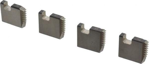 Ridgid - 1/2-14 NPT, Right Hand, High Speed Steel, Pipe Threader Die - Ridgid OO-R, 11-R, 12-R, O-R, 11-R Ratchet Threaders or 30A, 31A 3-Way Pipe Threaders Compatibility - Exact Tool & Supply