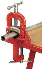 Ridgid - 1/8" to 2-1/2" Pipe Capacity, Portable Kit Yoke Vise - Exact Tool & Supply