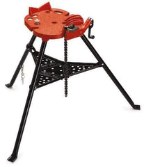 Ridgid - 1/8" to 6" Pipe Capacity, Portable Tristand Chain Vise - Exact Tool & Supply