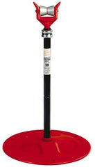 Ridgid - 6" Pipe Capacity, Adjustable Pipe Stand with Plain Support Head - 32" to 41" High, 2,500 Lb Capacity - Exact Tool & Supply
