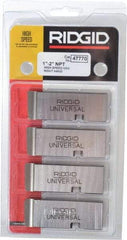 Ridgid - 1 - 11-1/2 - 2 - 11-1/2 NPT Thread, 16° Hook Angle, Right Hand, High Speed Steel Pipe Chaser - Ridgid 504 Compatibility - Exact Tool & Supply