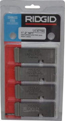 Ridgid - 1 - 11-1/2 - 2 - 11-1/2 NPT Thread, 16° Hook Angle, Right Hand, High Speed Steel Pipe Chaser - Ridgid 504 Compatibility - Exact Tool & Supply