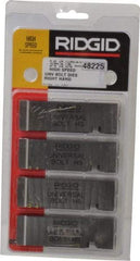 Ridgid - 3/8-16 UNC Thread, 0° Hook Angle, Right Hand High Speed Steel Chaser - Ridgid 504A, 711, 811A, 815A, 816, 817, 911 Compatibility - Exact Tool & Supply