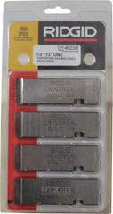 Ridgid - 1/2-13 UNC Thread, 0° Hook Angle, Right Hand High Speed Steel Chaser - Ridgid 504A, 711, 811A, 815A, 816, 817, 911 Compatibility - Exact Tool & Supply