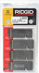 Ridgid - 1-1/2 - 6 UNC Thread, 6° Hook Angle, Right Hand High Speed Steel Chaser - Ridgid 504A, 711, 811A, 815A, 816, 817, 911 Compatibility - Exact Tool & Supply
