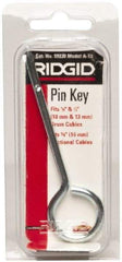Ridgid - Drain Cleaning Machine Coupling Pin - For Use with Models K39, K50, K375 & K3800 - Exact Tool & Supply