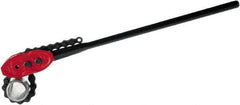 Ridgid - 8" Max Pipe Capacity, 40-1/2" Long, Chain Tong Wrench - 8" Actual OD, 50" Handle Length - Exact Tool & Supply