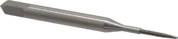 Made in USA - #00-96 UNS, Bright Finish, High Speed Steel Spiral Point Tap - Plug Chamfer, Right Hand Thread, 1-9/16" OAL - Exact Tool & Supply