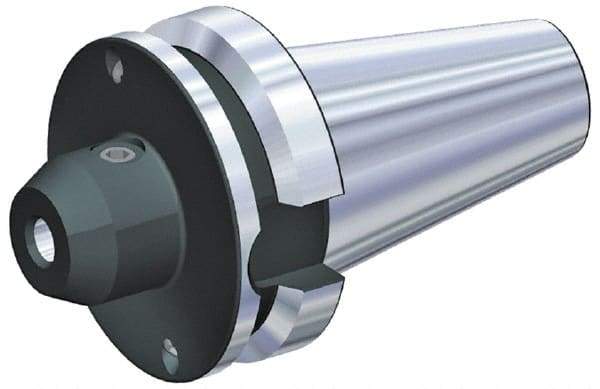 Kennametal - BT40 Taper Shank 6mm Hole End Mill Holder/Adapter - 63/64" Nose Diam, 50mm Projection, Through-Spindle & DIN Flange Coolant - Exact Tool & Supply
