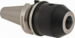 Kennametal - BT30 Taper Shank 5/8" Hole End Mill Holder/Adapter - 1-5/8" Nose Diam, 2.36" Projection, M12 Drawbar, Through-Spindle Coolant - Exact Tool & Supply