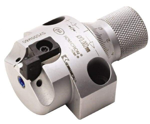 Kennametal - Manual Single Cutter Boring Head - 59.94mm Bore Diam - Exact Tool & Supply