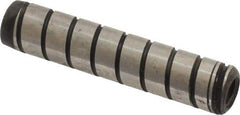 Holo-Krome - 5/16" Diam x 1-1/2" Pin Length 4000 Alloy Steel Pull Out Dowel Pin - Black Luster Finish, C 47-58 & C 60 (Surface) Hardness, 1 Beveled & 1 Threaded End - Exact Tool & Supply