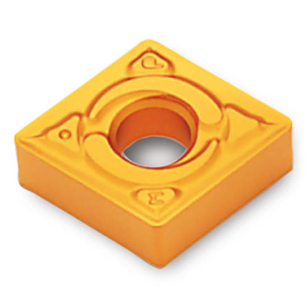 Turning Insert:  CNMG431MP TT5100,  Solid Carbide TiCN, Al2O3 & TiN Finish,  Neutral,  0.5080″ Long,  1/2″ Inscribed Circle,  0.0160″ Corner Radius,  80.0 &deg N/A Diamond,  Series  CNMG