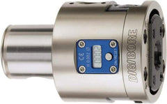 WOHLHAUPTER - 65mm Body Diam, Manual Single Cutter Boring Head - 3mm to 208mm Bore Diam, 17mm Bar Hole Diam - Exact Tool & Supply