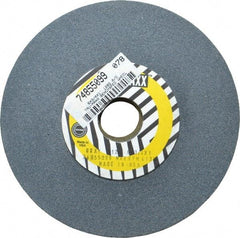 Tru-Maxx - 120 Grit Aluminum Oxide Bench & Pedestal Grinding Wheel - 6" Diam x 1" Hole x 3/4" Thick, 5410 Max RPM, O Hardness, Fine Grade , Vitrified Bond - Exact Tool & Supply