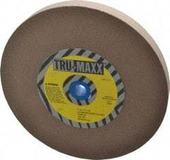 Tru-Maxx - 120 Grit Aluminum Oxide Bench & Pedestal Grinding Wheel - 10" Diam x 1-1/4" Hole x 1" Thick, 3250 Max RPM, P Hardness, Fine Grade , Vitrified Bond - Exact Tool & Supply