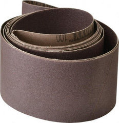 Tru-Maxx - 3" Wide x 90" OAL, 100 Grit, Aluminum Oxide Abrasive Belt - Aluminum Oxide, Fine, Coated, X Weighted Cloth Backing, Series VAC228 - Exact Tool & Supply