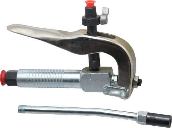 PRO-LUBE - 1/4 Inlet Thread, 1/8 Outlet Thread, Steel Grease Control Valve - FNPT Outlet Thread, FNPTF Inlet Thread - Exact Tool & Supply