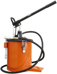 PRO-LUBE - Grease Lubrication Aluminum & Steel Lever Hand Pump - For 22 Lb Container - Exact Tool & Supply