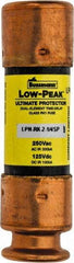 Cooper Bussmann - 125 VDC, 250 VAC, 2.25 Amp, Time Delay General Purpose Fuse - Fuse Holder Mount, 50.8mm OAL, 100 at DC, 300 at AC (RMS) kA Rating, 9/16" Diam - Exact Tool & Supply