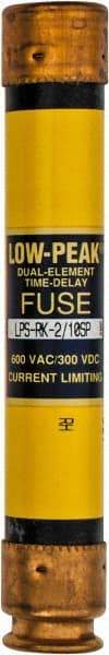 Cooper Bussmann - 300 VDC, 600 VAC, 0.2 Amp, Time Delay General Purpose Fuse - Fuse Holder Mount, 127mm OAL, 100 at DC, 300 at AC (RMS) kA Rating, 13/16" Diam - Exact Tool & Supply
