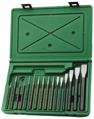SK - 16 Piece Punch & Chisel Set - Exact Tool & Supply