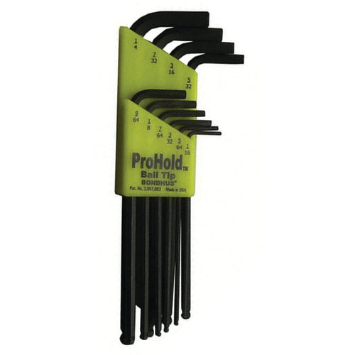 10PC TIP BALL END L-WRENCH SET - Exact Tool & Supply