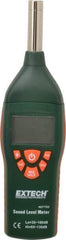 Extech - A and C Frequency Weight, LCD Display Sound Meter - 65 to 130 Decibels - Exact Tool & Supply