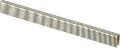 Porter-Cable - 1/2" Long x 1/4" Wide, 18 Gauge Narrow Crown Construction Staple - Grade 2 Steel, Galvanized Finish - Exact Tool & Supply